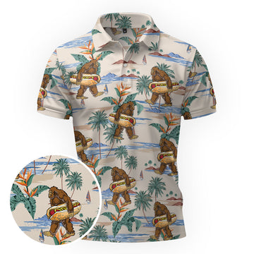 Maxcorners Hot Dog Bigfoot Style Golf Polo Shirt