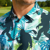 Maxcorners Sasquatch Tropical Club Golf Polo Shirt