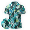 Maxcorners Sasquatch Tropical Club Golf Polo Shirt