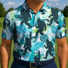 Maxcorners Sasquatch Tropical Club Golf Polo Shirt