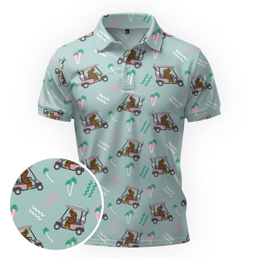 Maxcorners Bigfoots Go Bogey Golf Polo Shirt
