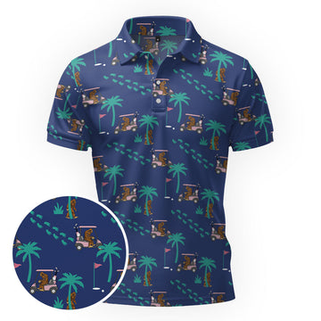 Maxcorners Night Drive Legend Golf Polo Shirt