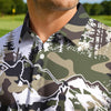Maxcorners Bigfoots Camo Classic Golf Polo Shirt