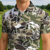 Maxcorners Bigfoots Camo Classic Golf Polo Shirt