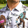 Maxcorners Bigfoots Beach Party Golf Polo Shirt