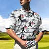 Maxcorners Bigfoot Freedom Parade Golf Polo Shirt