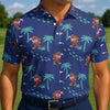Maxcorners Sasquatch Pool Party Golf Polo Shirt