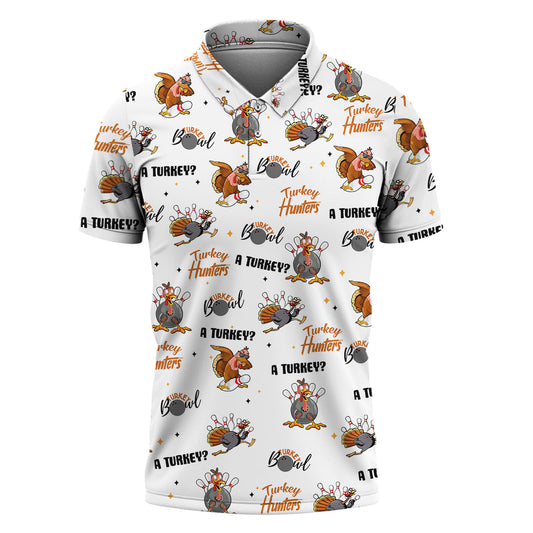 Maxcorners Bowling Turkey Hunters Shirt – Funny Thanksgiving Jersey – Crazy Team Bowling Design LM0509