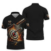 Maxcorners Custom Axe Throwing Target Fire T-Shirt, Gift for Axe Throwing Players MT2009