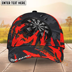 Maxcorners Darts Thunder Multicolor Option Personalized Name 3D Cap