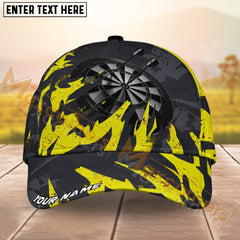 Maxcorners Darts Thunder Multicolor Option Personalized Name 3D Cap
