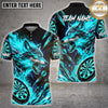 Maxcorners Darts Angry Wolf Fire Lightning Multi Options Personalized Name, Team Name Unisex 3D Shirt (4 Colors)