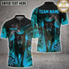Maxcorners Darts Black Wolf Pack Flame Smoke Multi Options Personalized Name, Team Name Unisex 3D Shirt (4 Colors)