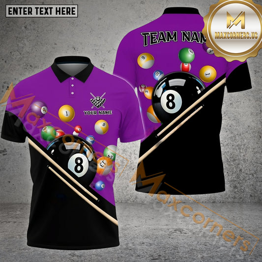 Maxcorners Billiard Sublimated Classic Personalized Shirt (4 Colors)