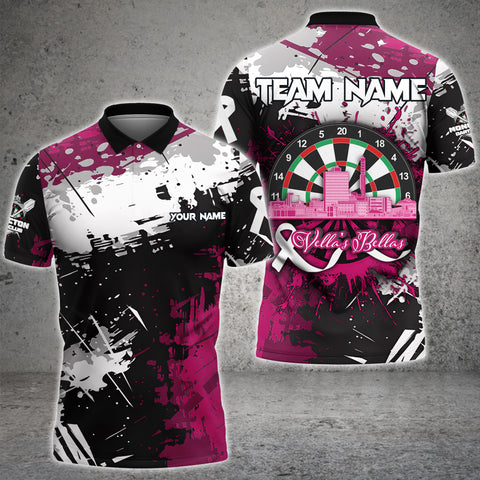 Maxcorners Darts Abstract Splash Multicolor Options Personalized Name, Team Name 3D Shirt For M Dow