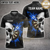 Maxcorners Darts Half Skull Half Dartboard Paint Splash Geometric Multi Options Personalized Name, Team Name Unisex 3D Shirt (5 Colors)