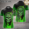 Maxcorners Darts Glowing Fire Skull Head Dartboard Face Smoke Multi Options Personalized Name, Team Name Unisex 3D Shirt (4 Colors)