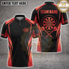 Maxcorners Darts Dynamic Side Panel Speed Dartboard Logo Multi Options Personalized Name, Team Name Unisex 3D Shirt (5 Colors)