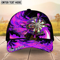 Maxcorners Darts Breath of Fire Multicolor Option Personalized Name 3D Cap