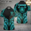 Maxcorners Darts Polo Shirt Lion Dartboard Crossed Darts Design Multi Options Personalized Name, Team Name Unisex 3D Shirt (6 Colors)