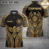 Maxcorners Darts Polo Shirt Eagle Dartboard Tribal Design Multi Options Personalized Name, Team Name Unisex 3D Shirt (6 Colors)