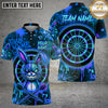 Maxcorners Dart Bunny Cartoon Graffiti Target Personalized Name, Team Name Unisex 3D Shirt (4 Colors)