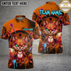 Maxcorners Darts Fox Cartoon Graffiti Target Crystal Personalized Name, Team Name Unisex 3D Shirt (4 Colors)