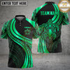 Maxcorners Bowling Polynesian Tribal Sea Turtle Pattern Bowling Ball Pins Multi Options Personalized Name, Team Name Unisex 3D Shirt (4 Colors)