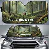 Maxcorners Hunting Deer Forest Car Auto Sun Shade