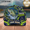 Maxcorners Fishing Topo Map Digital Camo Forest Water Splash Fish Hooks Personalized Name Unisex Classic Cap