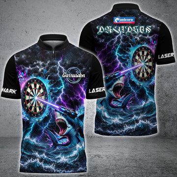 Maxcorners Darts Personalized Name, Team Name 3D Shirt For Garrusdon Davidson