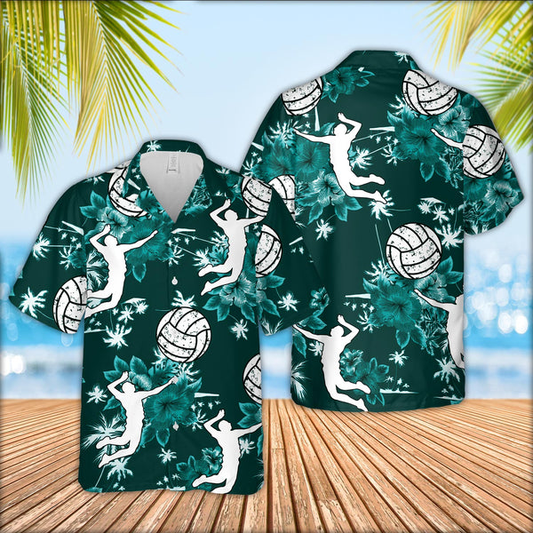 Maxcorner Volleyball Colorful Hawaiian Shirt