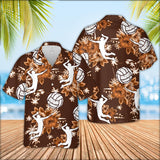 Maxcorner Volleyball Colorful Hawaiian Shirt