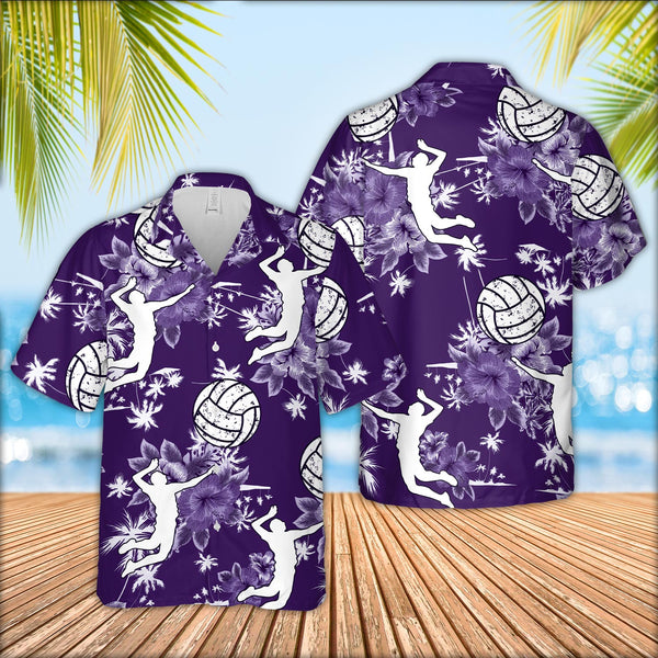 Maxcorner Volleyball Colorful Hawaiian Shirt