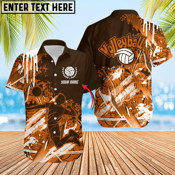 Maxcorner Volleyball Summer Fashion Mutilcolor Options Hawaiian Shirt
