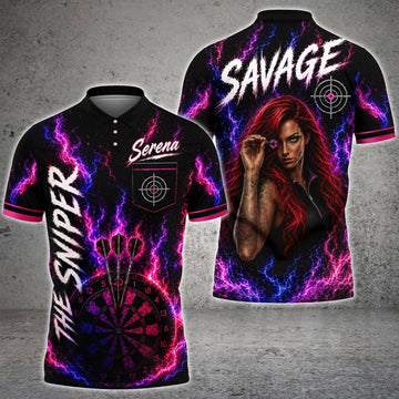 Maxcorners Customized Darts 3D Shirts Serena