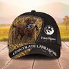 Maxcorners Waterfowl Hunter Dog Mallard Duck Camo Personalized Name Unisex 3D Cap