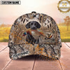 Maxcorners Pheasant Hunting Marsh Grass Flying Birds Personalized Name 3D Cap