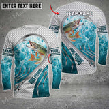 Maxcorner Pike Fishing Water Personalized 3D Long Sleeve Shirt