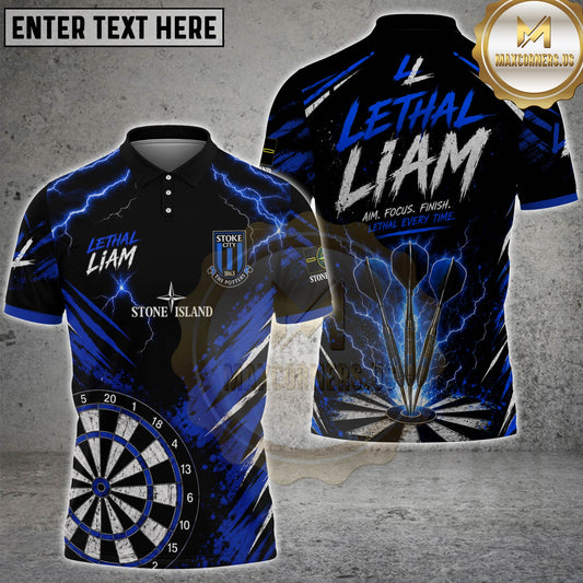 Maxcorners Darts 3D Shirt For Liam Lane