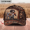 Maxcorners Hunting Dog Bird Hunting Marsh Grass Flying Ducks Personalized Name 3D Cap