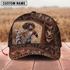 Maxcorners Hunting Dog Bird Hunting Marsh Grass Flying Ducks Personalized Name 3D Cap