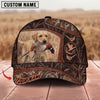 Maxcorners Hunting Dog Bird Hunting Marsh Grass Flying Ducks Personalized Name 3D Cap