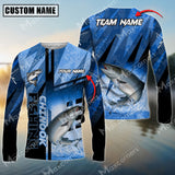 Maxcorner Chinook Fishing Sun Protection Sport Jersey Pattern Personalized Name And Team Name Long Sweat Shirt