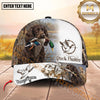 Maxcorners Duck Hunter Dog Waterfowl Retriever Marsh Scene Multiple Options Personalized Name Hunting Cap