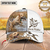 Maxcorners Duck Hunter Dog Waterfowl Retriever Marsh Scene Multiple Options Personalized Name Hunting Cap