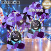 Maxcorners Bowling Aggressive Bowling Ball Character Clenched Fists Crashing Pins Flame Aura Abstract Camo Background Multi Options Personalized Name, Team Name Unisex 3D Shirt (4 Colors)