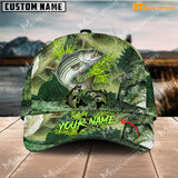 Maxcorners Stripped Bass Fishing Personalized Classic 3D Cap