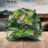 Maxcorners Walleye Fishing Personalized Classic 3D Cap