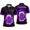 Maxcorners Darts Polo Shirt Frothy Beer Mug Foamy Drink Splatter Sparks Target Board Multi Options Personalized Name, Team Name Unisex 3D Shirt (5 Colors)